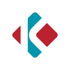 Letter K luxury logo design concept.
