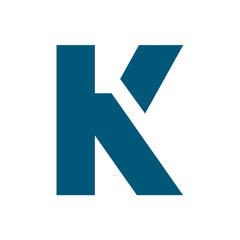 Letter K luxury logo design concept.