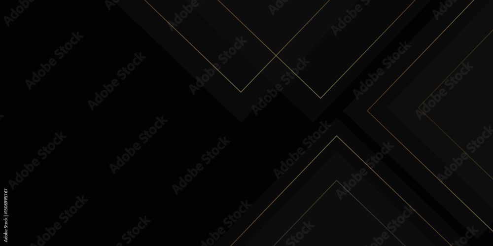 Poster black and gray vector futuristic tech glow and shinning line simple modern abstract background. vect