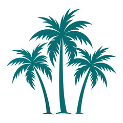 Palm Tree Illustration for Posters and Wall Art