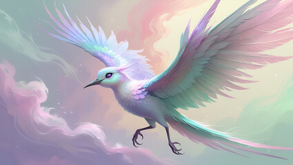 Obraz premium blue peacock feather