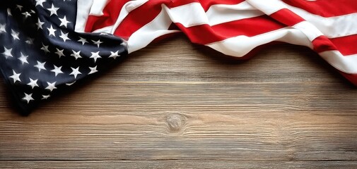 USA flag freedom and unity, American nation's rich history and cultural identity. With its stars and stripes, it evokes patriotism and pride, embodying the heritage of the states under one government