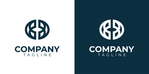 vector modern geometric logo premium template