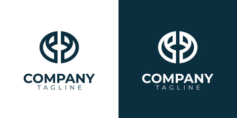 vector modern geometric logo premium template