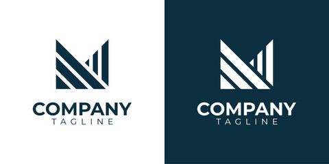vector modern geometric logo premium template