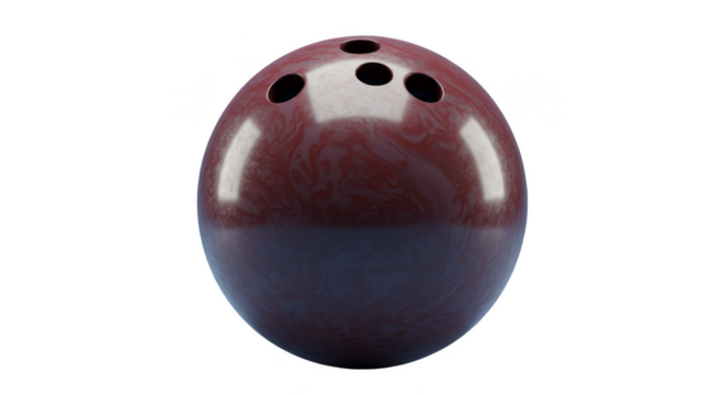 3d Render Sphere with Maroon Red and Blue Pattern Isolated Background - Powered by Adobe