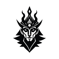 Spiritual Tribal Creature Tattoo Vector.