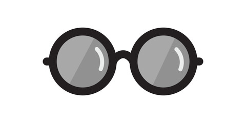 Stylish Round Black Frame Glasses Eyeglasses Spectacles Vision