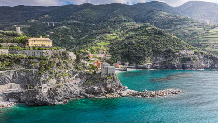 Breathtaking Coastal Scenery of Monterosso al Mare, Cinque Terre

