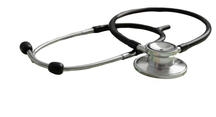Isolated Medical Stethoscope Equipment Tool for Healthcare on Transparent Background