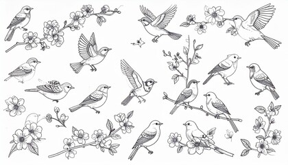 Birds & Blooms Graphics