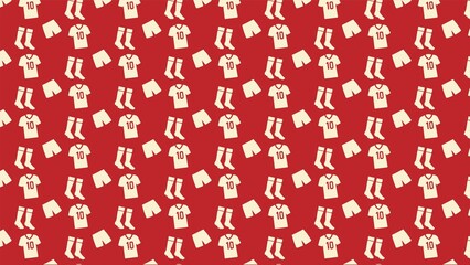 Obraz premium Vector seamless football, soccer pattern design