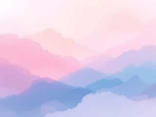 Fototapeta premium Abstract feminine watercolor background pastel colors