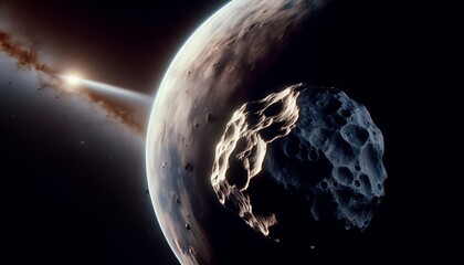 The approach of a massive asteroid highlights the potential threat from space.
