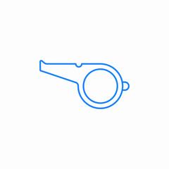 whistle toy icon sign vector