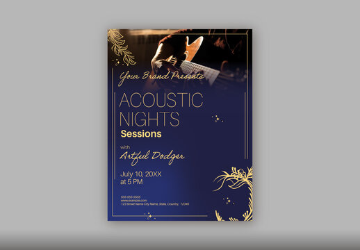 Music Concert Event Poster Template