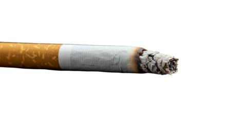 Close Up Photo of a Burning Cigarette Against a Black Background