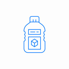 cleaning product bottle icon sign vector