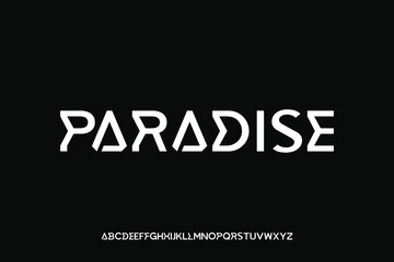 Display alphabet font vector design suitable for headline, poster, logo, magazine and many more