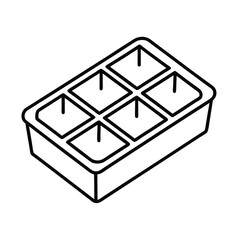Hand Built Tray with Small Sections