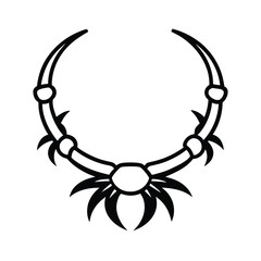 Hand Diameter Sized Chokers Made Of Blackened Metal