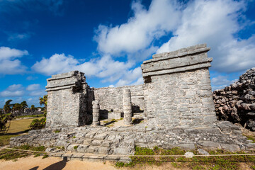 Mayan Tulum ruins  in Mexico