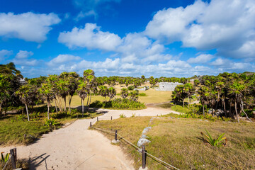 Mayan Tulum ruins  in Mexico