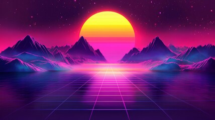 The moon is beautiful with a river in the middle and mountains around it