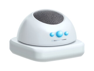 Modern White Air Purifier with Mesh Filter for Clean Home Air