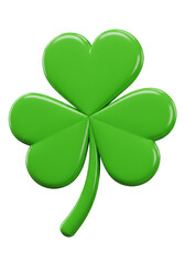 Green Shamrock Clover Luck Illustration for Saint Patrick Day Celebration