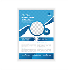 Medical Flyer  template Design Mockup