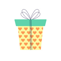 Illustration of Gift Box Birthday