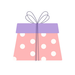 Illustration of Gift Box Birthday