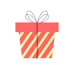 Illustration of Gift Box Birthday