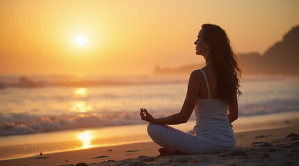 Fototapeta premium meditating