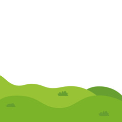 Green Field Illustration