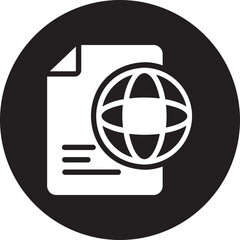 global glyph icon
