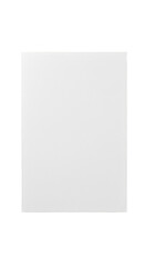 Fototapeta premium Isolated White Rectangle Shape Paper an Abstract Geometric Background