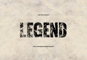 Distressed Text Effect