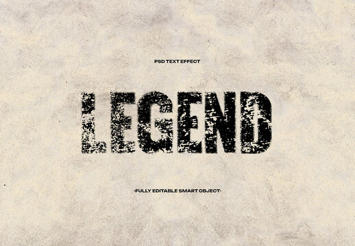 Distressed Text Effect