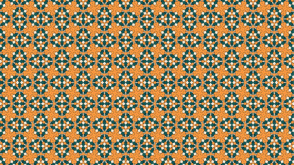 Trendy geometric floral abstract luxury pattern design.