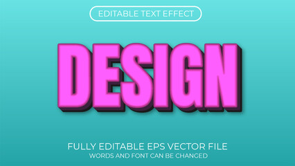 Obraz premium Design editable text effect