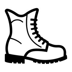 working boots icon isolated PNG transparent