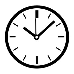 wall clock icon isolated PNG transparent