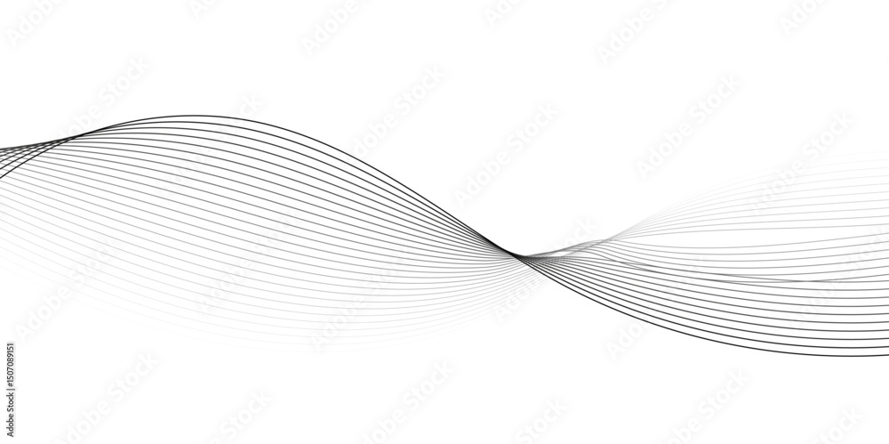 Poster abstract grey smooth element swoosh speed wave modern stream background. abstract wave line for broc