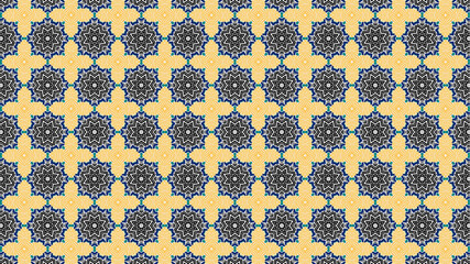 Trendy geometric floral abstract luxury pattern design.