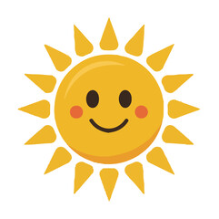 Smiling Sun Illustration