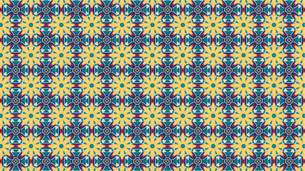 Trendy geometric floral abstract luxury pattern design.