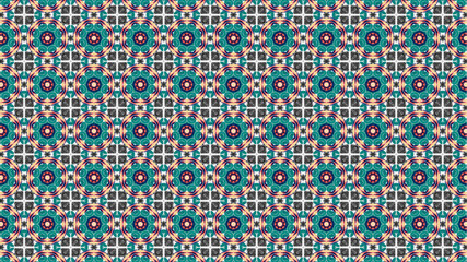 Trendy geometric floral abstract luxury pattern design.