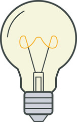 light bulb vector illustration